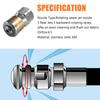 Pressure Washer Sewer Jetter Kits Accessories 14in NPT 5800PSI 15 Meters Rubber Hose