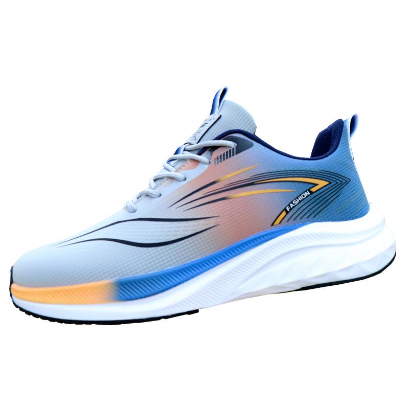 Spring and Autumn New Leather Waterproof Sports Casual Shoes Lightweight Running Shoes Dad Shoes Casual Shoes