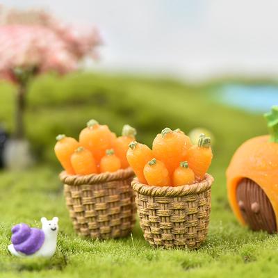 Sunmmer Rabbit Gift Figurines Fairy Garden Miniatures Resin Craft Landscape