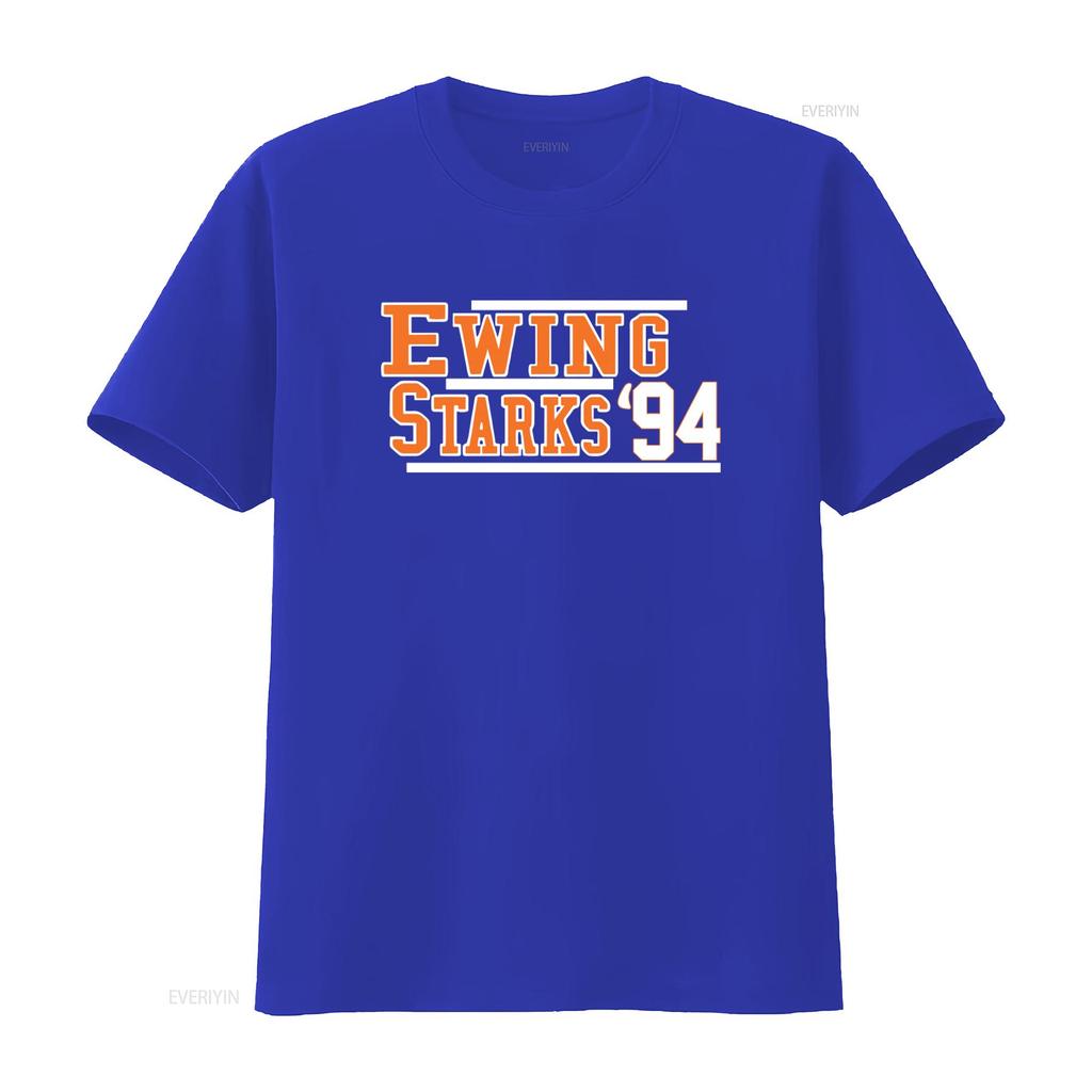 Vintage Patrick Ewing Jhon Starks New York 1994 Basketball T-Shirt vintage Gewaschen Vielseitig Stilvoll Unisex