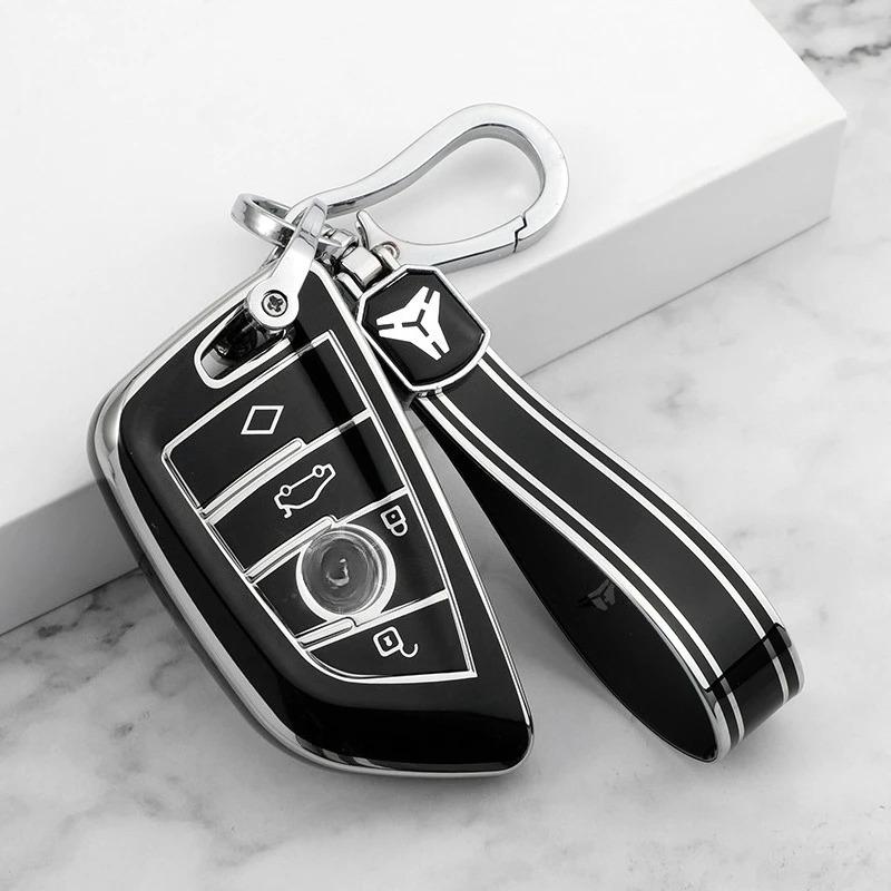 Car Remote Key Case Cover for BMW F30 F10 F20 F18 F25 M3 M4 E34 E36 1 3 5 7 Series X1 X3 X4 X5 TPU Shell Accessories