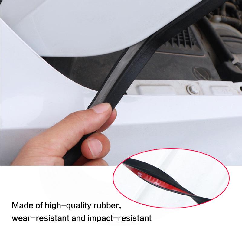 Tira de Vedação do Capô do Carro Tira de Vedação de Borracha Vedação contra Poeira 4M(157,48 pol.) Tira de Proteção Impermeável e Contra Poeira para Carros Autoadesiva