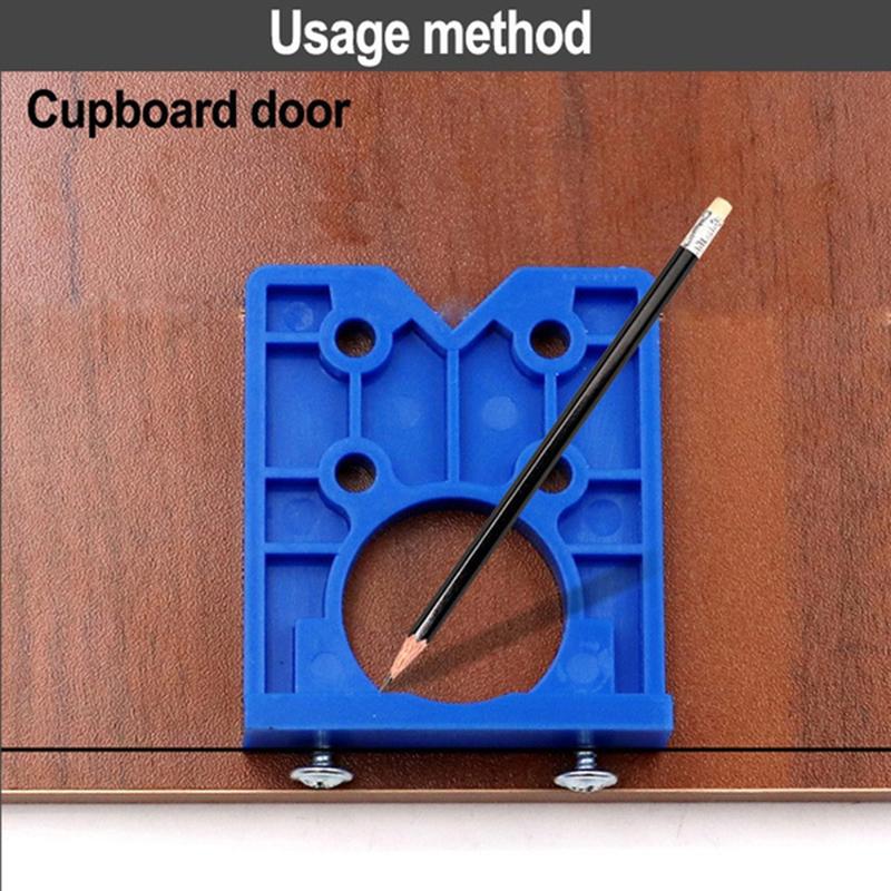 35Mm Concealed Hinge Drilling Jig Guide Hinge Hole Drilling Guide Carpenter