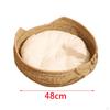 Cat Bed Basket Pet Supplies with Cushion Mattress Four Seasons Sleeping Nest Scratch Mat for