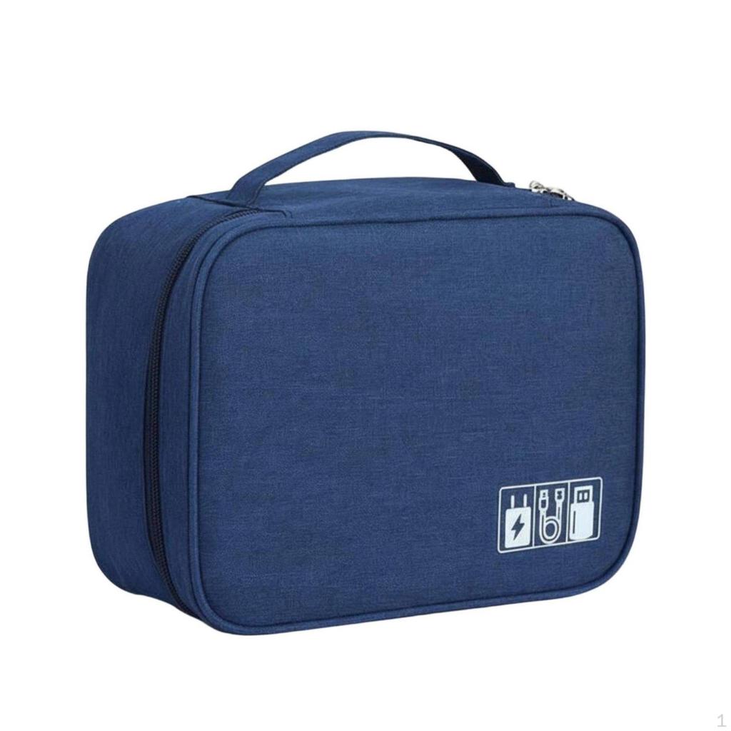 Travel Cables Organizer Bag Waterproof Portable Electronics Pouch Large Capacity