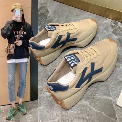 Nuevos Zapatos de Primavera para Mujer Zapatillas Chunky Transpirables Casuales Deportivas para Correr Tendencia Chica Calzado Atlético