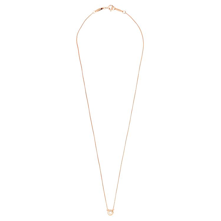 TIFFANY & CO . Elsa Peretti 18K Gold Diamond Necklaces Women's 60017924