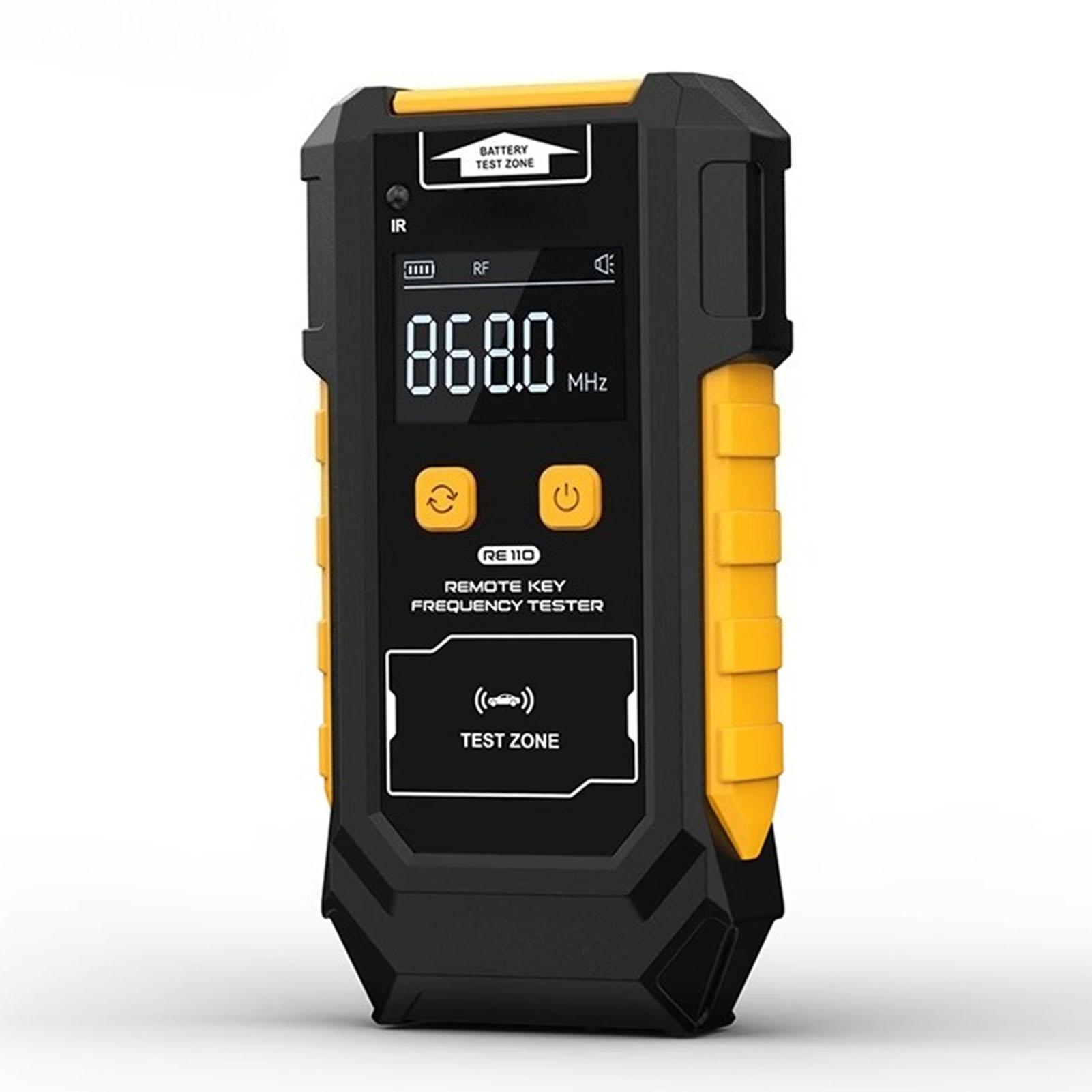 Afstandsbediening Sleutel Tester 433MHz 868MHz 902MHz Auto Sleutel Frequentie Detectie Knoopcel Batterij Tester black