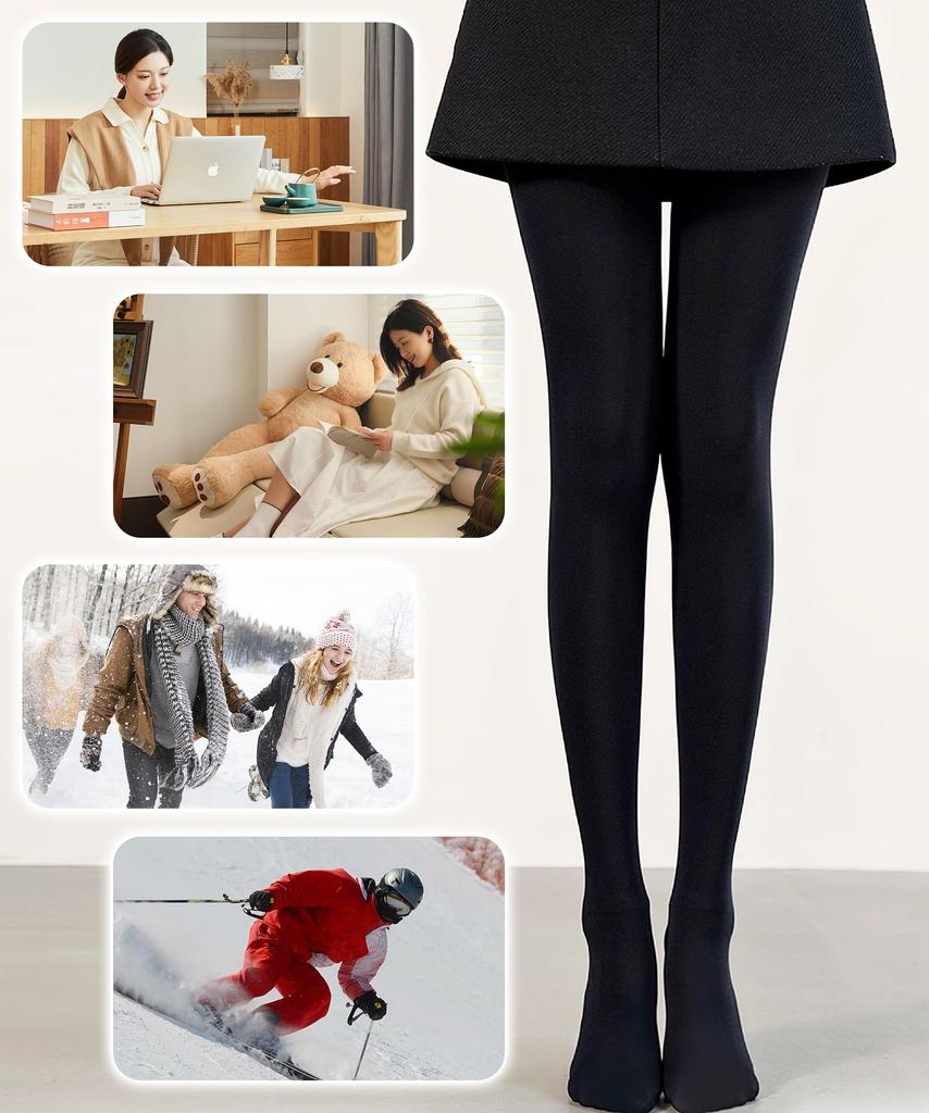 Tights Leggings Legs Hip High Warm Highly Slimming Slimming Hips [SIVAN] Women's Slimming & Lift Fleece Lined, Waist, Autumn/Winter Warmth, Legs