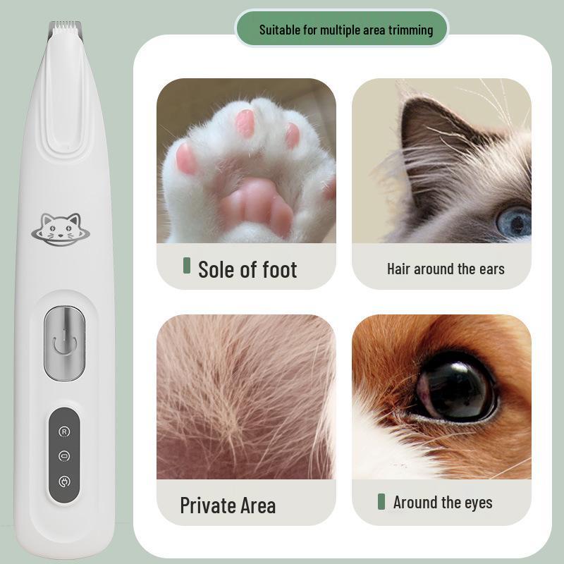 Rechargeable Waterproof Pet Clipper: Whole Body Shaver for Cats & Dogs, Trims Paws & More