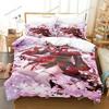 Kawaii Nakiri Ayame Bedding Set Single Twin Full Queen King Size Bed Set Aldult Kid Bedroom Duvetcover Sets Bed Sheet Set