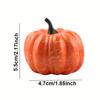 6/12pcs 5.5cm Artificial Pumpkin Winter Harvest Ornament Home Party Scene Bar Stage Decoration DIY Vegetable Craft Halloween JXB
