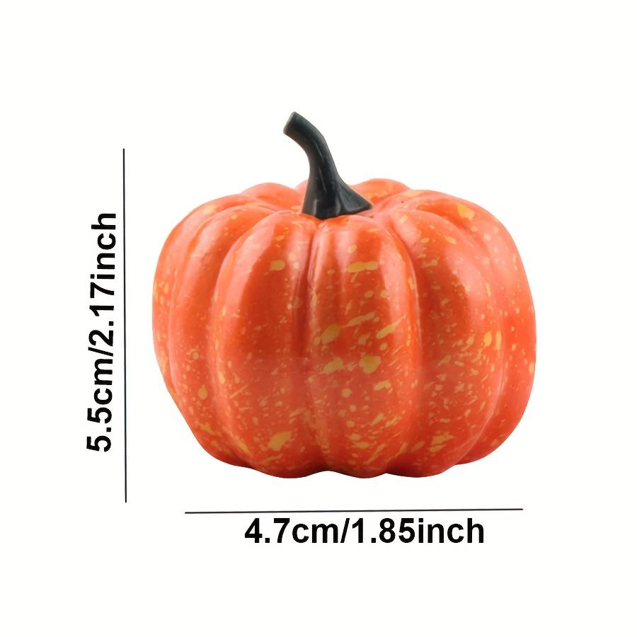 6/12pcs 5.5cm Artificial Pumpkin Winter Harvest Ornament Home Party Scene Bar Stage Decoration DIY Vegetable Craft Halloween JXB