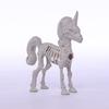 Halloween Skeleton Unicorn Figurine Decor Party Table Ghost House Display PE Craft Ornament