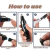 Electric Ear and Nose Hair Trimmer Set Dual Blade 2 In 1 Rechargeable Waterproof Dual Edge Blades for Easy Cleansing