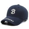 Unisex Baseball Cap With Embroidered Letter B Adjustable Sun Hat Outdoor Sports Leisure