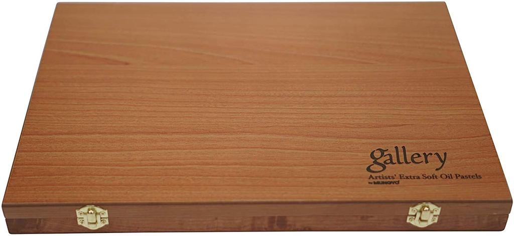 Mungyo Gallery Soft Oil Pastels Wood Box Set of 72 Assorted Colors by Mungyo Gallery -