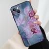 Orchid Flowers Colorful Phone Case For iPhone 17 Pro Max 14 13 12 11 15 16 Pro Max mini 15 16 Plus 16e 17 Air Cover