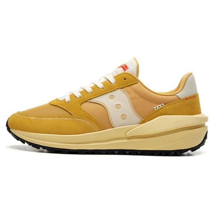 SAUCONY Jazz Renew Mesh Nylon Comfortable Versatile Durable Breathable Low-Top Lifestyle Casual Shoes Unisex Sneaker Yellow S79040-3