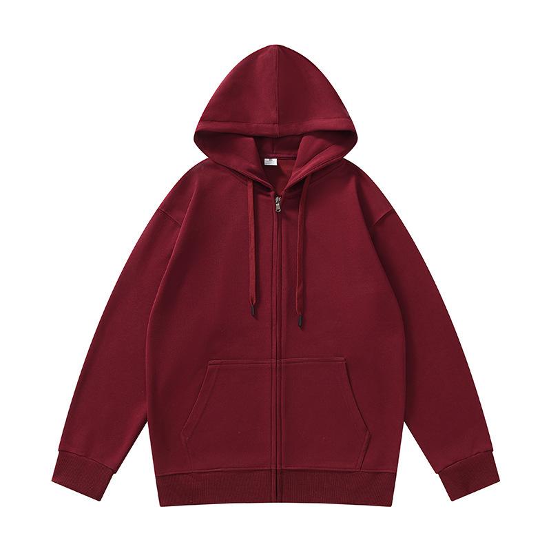 Bluza rozpinana z kapturem w stylu hongkońskim, unisex – Codzienna kurtka sportowa dla mężczyzn i kobiet