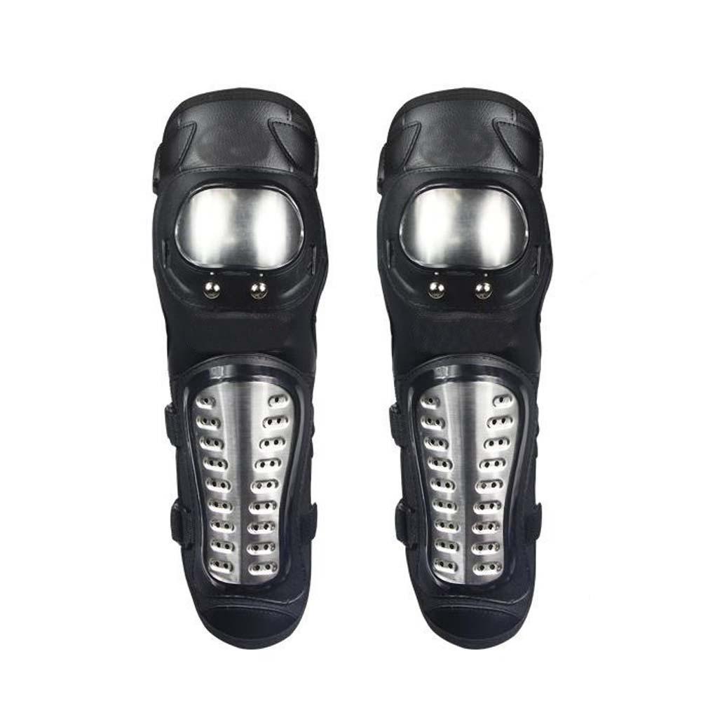 Stainless Steel Motorcycle Protective Gear: 4-Piece Set with Knee and Elbow Pads