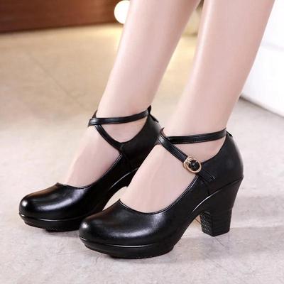Fashion 2024 Fashion Women Pumps High Heels for Ladies Shoes Dancing Platform Pumps Leather Mary Janes Sandal Summer Footwear