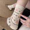Christmas Tree Winter Thickened Socks To Keep Warm Wool Medium Tube Socks Ideas Xiaohongshu Same Stacking Socks Women'S Socks