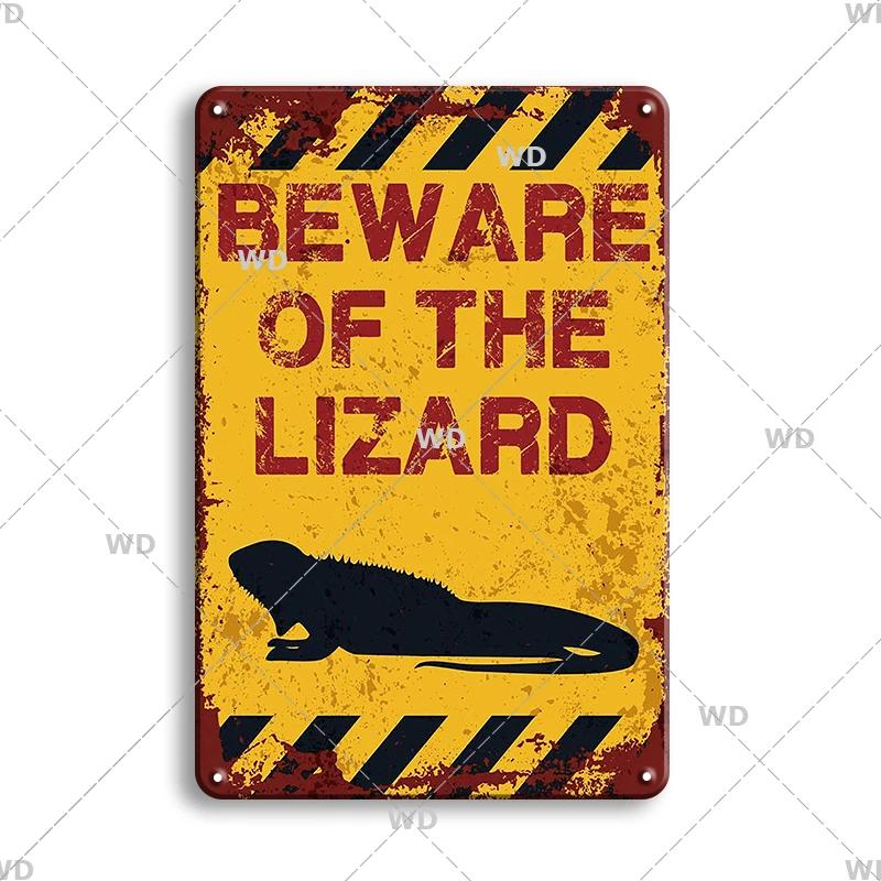 Attenzione Pericolo Cartelli Metallici Attenzione agli Animali Poster Gatto Targhetta Murale Vintage Placca Metallica Pub Bar Casa Pittura Decorazione Man Cave