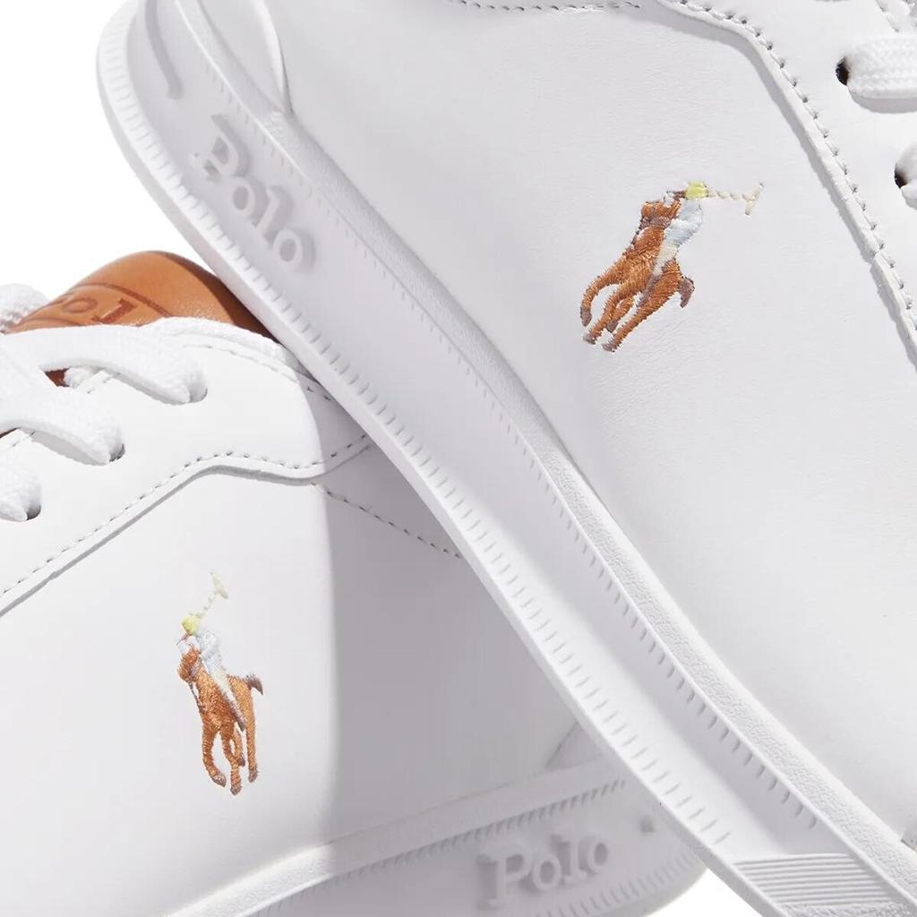 Кроссовки Polo Ralph Lauren из кожи M белый