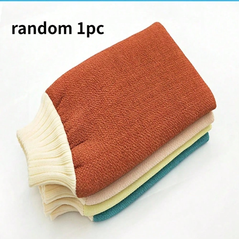 

Universal Exfoliating Bathing Scrub Gloves Double Side Deep Cleansing Back Facial Shower Gloves
