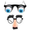 Óculos Assustadores com Olhos de Vidro Goo Goo Óculos de Disfarce com Nariz Sobrancelhas e Bigode Engraçados Para Festa de Halloween