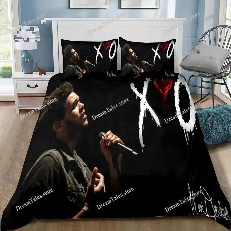 Singer XO The Weeknd Bedding Sets Exquisite Bed Supplies Set Duvet Cover Bed Comforter Set Bedding Set Children Birthday Gift369