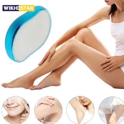Kristall-Haar-Radiergummi für Damen und Herren, physikalische Haarentfernung, Radiergummi, tragbarer Epilierer, Glas-Haarentferner, schmerzlose Körperpflege