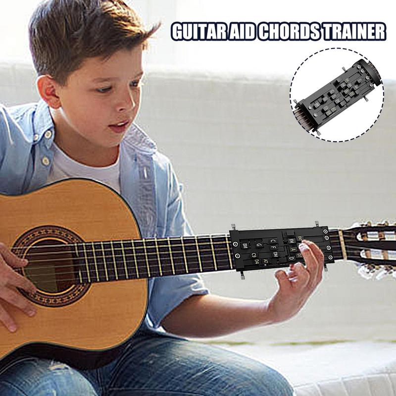 Cord Presser For Acoustic Guitar Guitar Chord Assistant Tool Portable Tool Aid Trainer Learning System For Band Lessons Studio