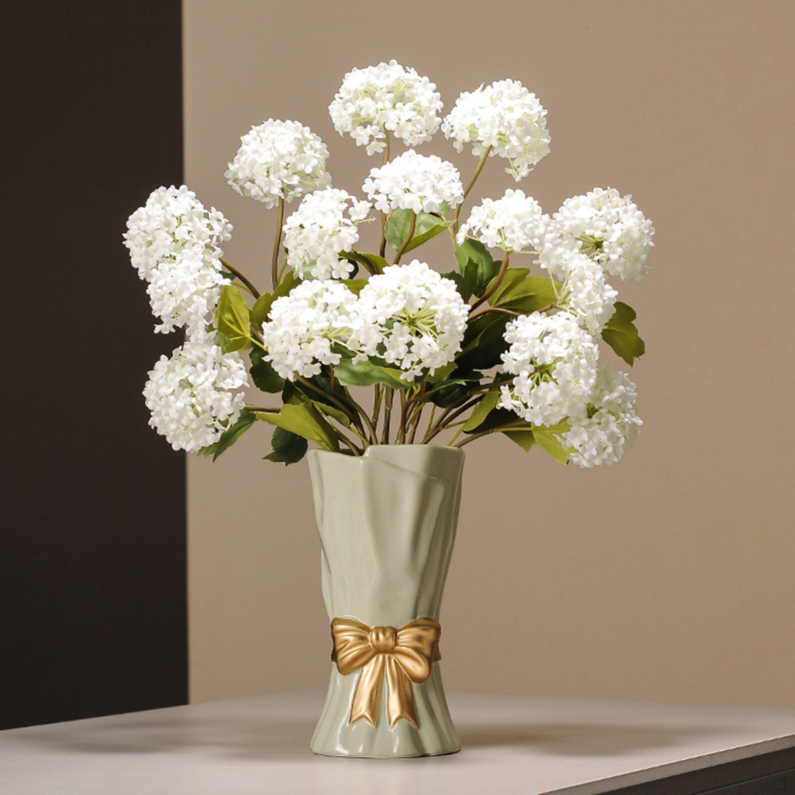 

Ваза-бант Цветочный горшок Подставка для цветов Керамическая для Дня святого Валентина Новоселья Спальни Сухая зелёный