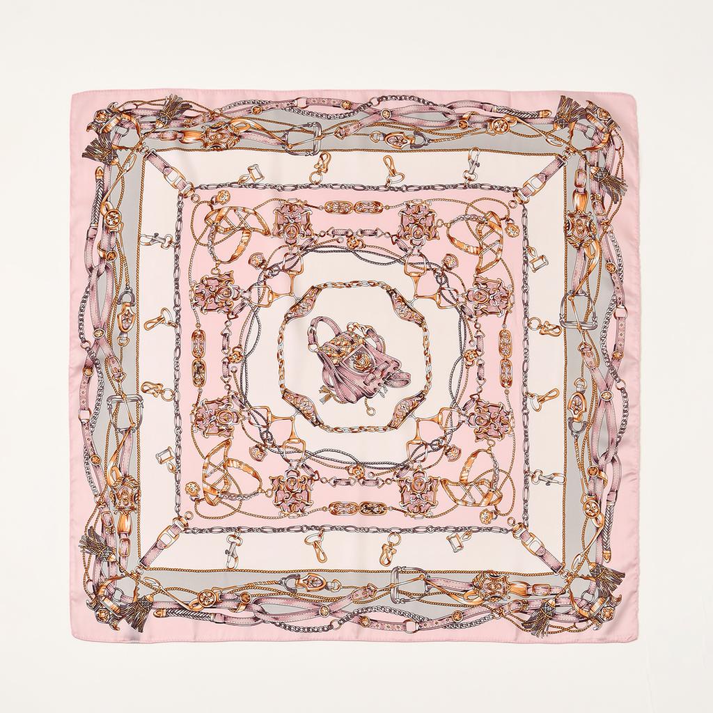 Fashion Paisley Printed Silk Feeling Scarf Women Neckerchief Bandana Square Scarves Lady Foulard Shawls Wraps Kerchief