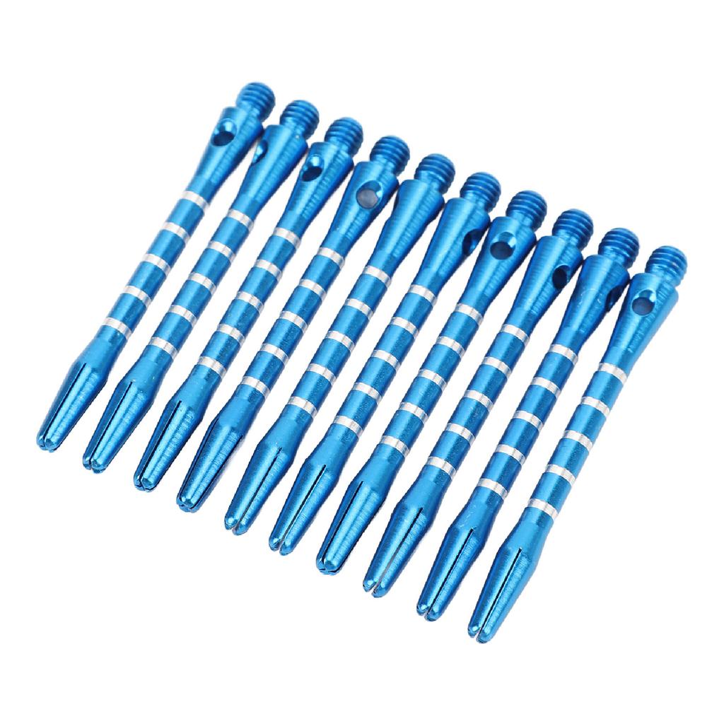 10pcs Dart Shafts Aluminum Alloy Replacement Thread Dart Stems with Locking Hole for Indoor