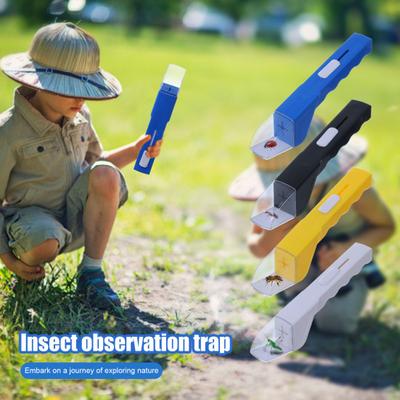 Humane Insect Catcher Contactless Spider Catcher with Slide Closure Live Insect Catcher Safe Insect Observation Toy for Kids