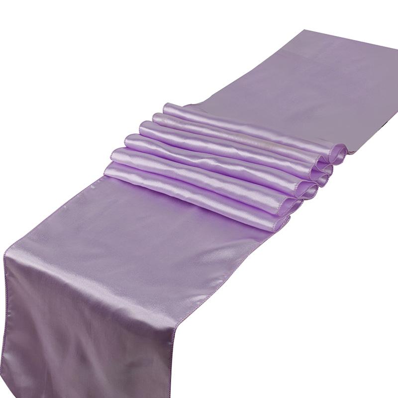 Runner da Tavolo Fasce Elegante Tinta Unita Raso Copritavolo per Casa Matrimonio Banchetto Festa Festival Catering Decorazione Tavolo MYY