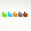 5pcs Candy Color Squirrel Shaped Tea Bag Holder Cup Decoration Tea Bag Identifier  Party