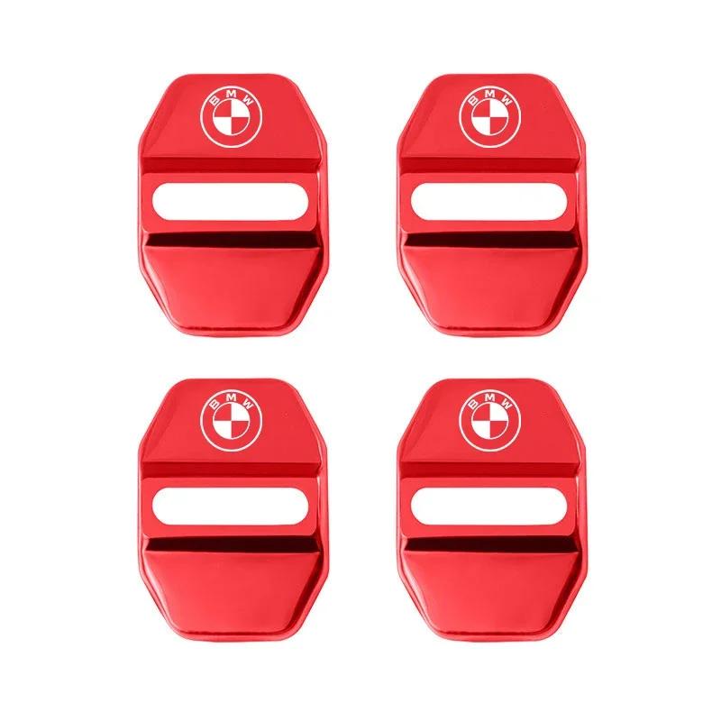BAGY7 2026 Car Sticker 4PCS Car Antirust Door Lock Cover Accessories For BMW X1 X2 X3 X5 X4 X7 G30 G20 G32 G11 G12 F40 F30 F20 F10 F34