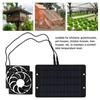 6 Calowy 12V Solarny Wentylator Wyciągowy Mini Wentylator Zasilany Panelem Solarnym Ekstraktor Powietrza do Budy dla Psa Kurnika Kampera Szklarni