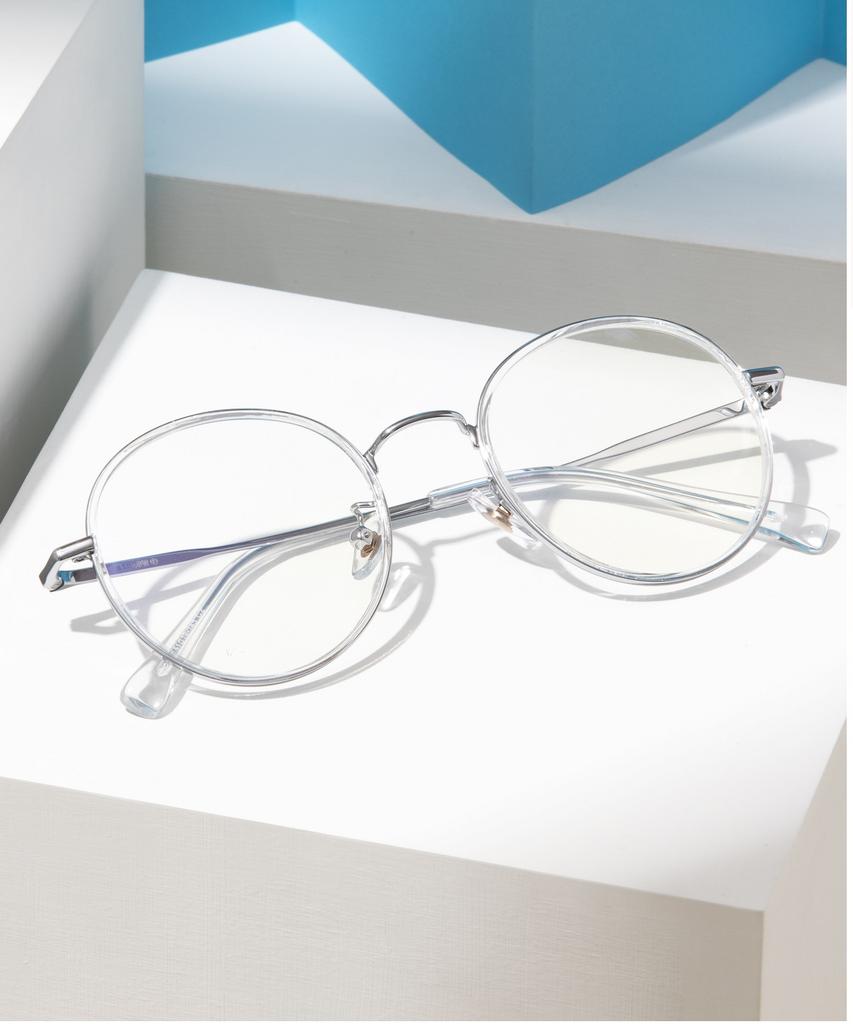 Likkeullou Rc Rcp B01 Crystal Silver Beta Titanium Glasses
