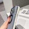 iPhone 17 Pro Max Sandstone Magnetic Alloy Bracket Case