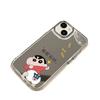 For Huawei Mirror Phone Case 3D Funny Crayon Shin-chan Mirror Phone Case Frameless Mirror