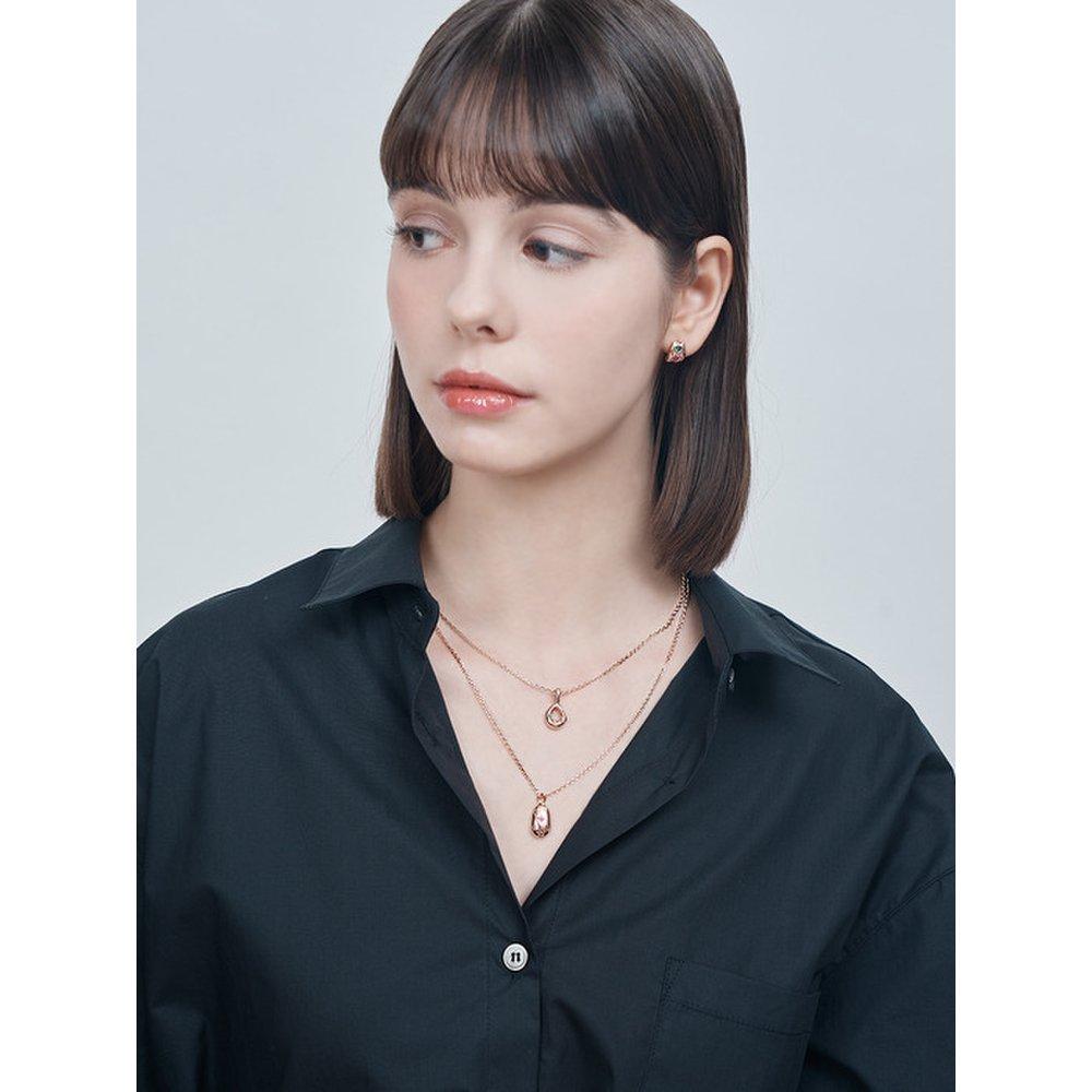 Vivid Party Dual Cubic Necklace Elbrnn214