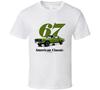 67 Mustang Fastback American Classic Lime Gold Musclecar Gift T Shirt