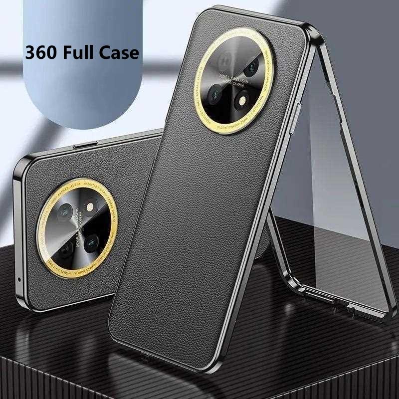360 Full Case For Honor Magic 7 Lite X9C 5G Tempered Glass Leather Cover For Honor X9 C Magic7 7Lite Double Sided Protect Bumper