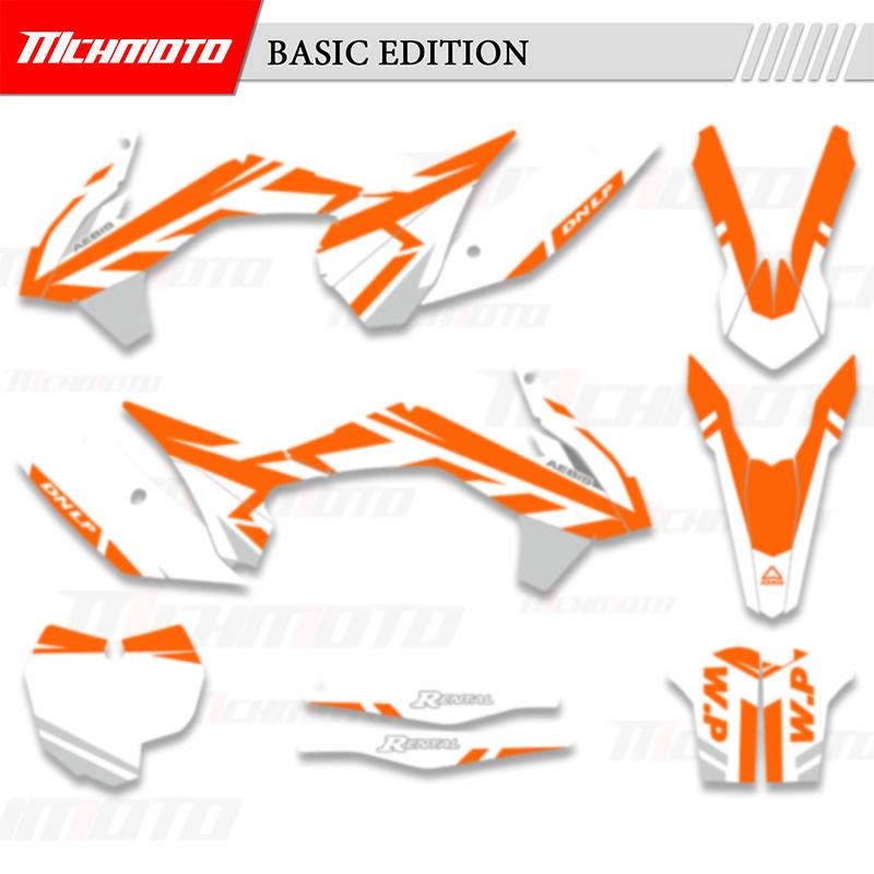 MCHMFG For KTM SX SXF XC XCF 2013 2014 2015 EXC XCW 2014 2015 2016 Graphics Decals Stickers Kits Number Name Background A 2013-2014 SXF