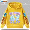 Bruh 67 Six Seven Funny Brainrot Meme Children's Hoodie Boys Girl Hooded Pullover Hiphop Streetwear Soft Casual Warm Sweatshirt